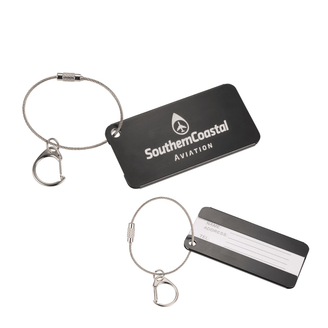 Custom Aluminum ID Luggage Tag | Eco Promotional Products